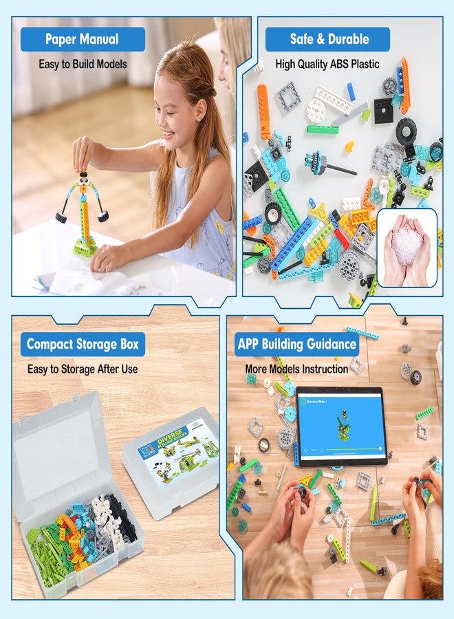 makerzoid Building Robot Kit, 370+ Educational DIY Building Blocks, 100+ Models STEM Robot Toy for Kids Ages 6+, Birthday Christmas Graduation Gift for Boys Girls - Image 4